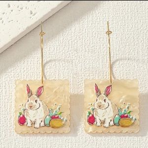 New Square Bunny Earrings